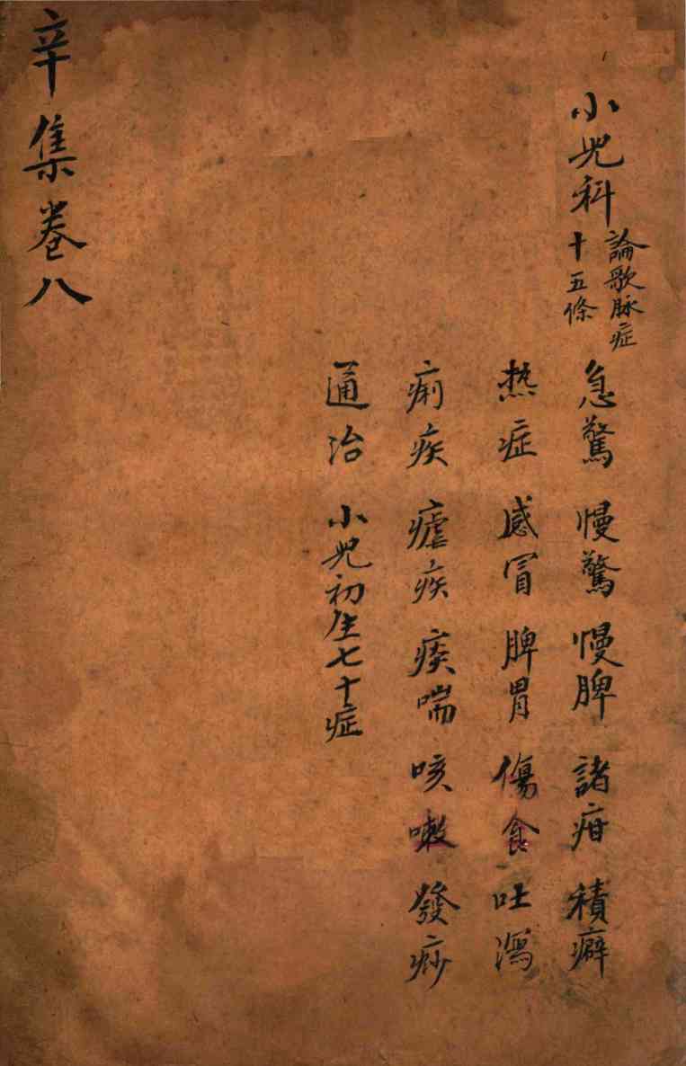增补寿世保元  卷8